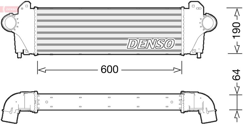 Intercooler Denso DIT12005
