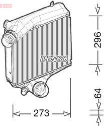Intercooler Denso DIT28023