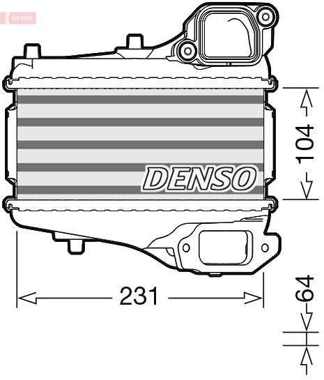 Intercooler Denso DIT40001