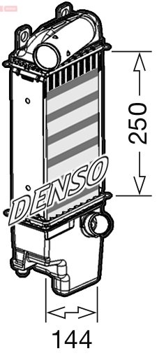 Intercooler Denso DIT50013