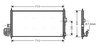 RADIATOR CLIMATIZARE AVA QUALITY COOLING DN5201 - Compatibil cu NISSAN