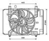 VENTILATOR RADIATOR RACIRE AVA QUALITY COOLING DN7532 - Compatibil cu NISSAN