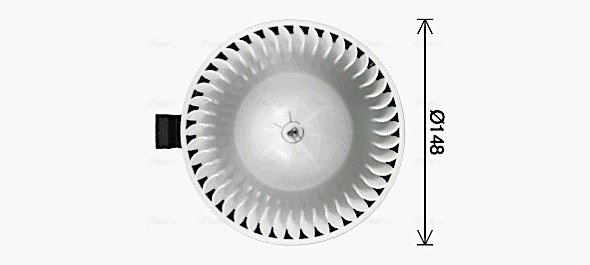 Ventilator habitaclu Ava Quality Cooling DN8474