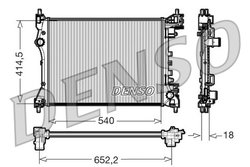 Radiator racire motor Denso DRM01005