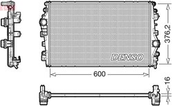 Radiator racire motor Denso DRM01009