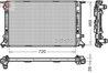 Radiator racire motor Denso DRM02022