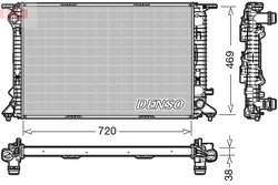 Radiator racire motor Denso DRM02024