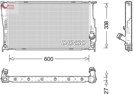 Radiator racire motor Denso DRM05003
