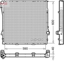 RADIATOR RACIRE MOTOR DENSO DRM05112 - Compatibil cu BMW