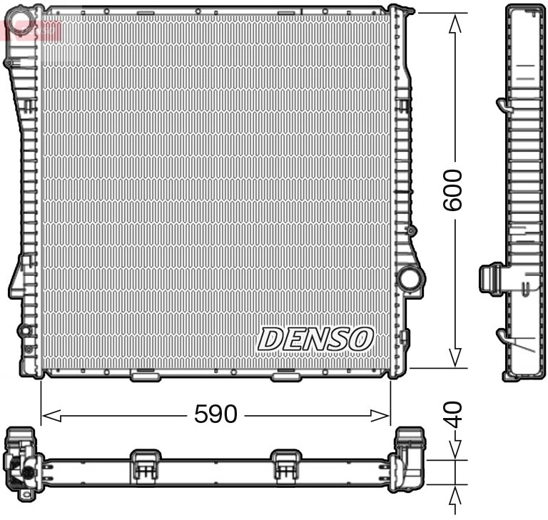 Radiator racire motor Denso DRM05112