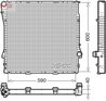 Radiator racire motor Denso DRM05112