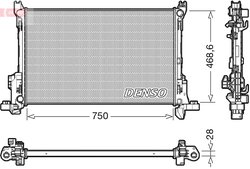 Radiator racire motor Denso DRM09174