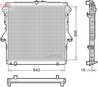 RADIATOR RACIRE MOTOR DENSO DRM10118 - Compatibil cu FORD