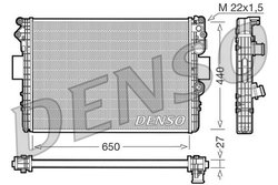 Radiator racire motor Denso DRM12002