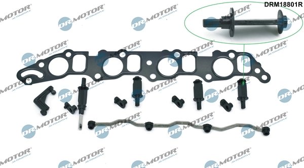 SET PENTRU REPARAT, MODUL TEAVA DE ASPIRATIE DR.MOTOR AUTOMOTIVE DRM18801R - Compatibil cu ALFA ROMEO, FIAT, OPEL, SAAB, VAUXHAL
