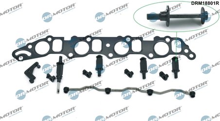 SET PENTRU REPARAT, MODUL TEAVA DE ASPIRATIE DR.MOTOR AUTOMOTIVE DRM18801R - Compatibil cu ALFA ROMEO, FIAT, OPEL, SAAB, VAUXHAL