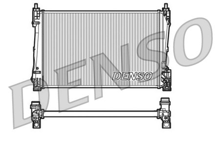 Radiator racire motor Denso DRM20090