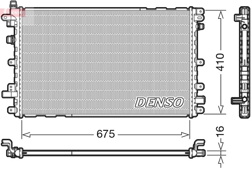 Radiator racire motor Denso DRM20113