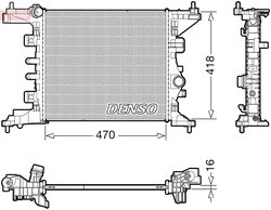 Radiator racire motor Denso DRM20121