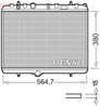 Radiator racire motor Denso DRM21055