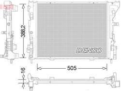 Radiator racire motor Denso DRM23035