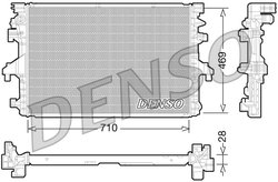 Radiator racire motor Denso DRM32038