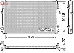 RADIATOR RACIRE MOTOR DENSO DRM32048 - Compatibil cu AUDI, CUPRA, SEAT, SKODA, VW