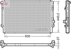 Radiator racire motor Denso DRM32049