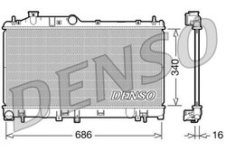 RADIATOR RACIRE MOTOR DENSO DRM36007 - Compatibil cu SUBARU