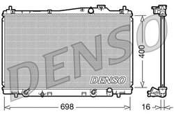 Radiator racire motor Denso DRM40017