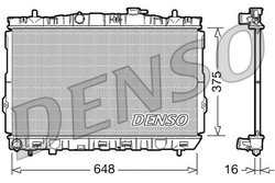 RADIATOR RACIRE MOTOR DENSO DRM41001 - Compatibil cu HYUNDAI