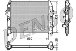 RADIATOR RACIRE MOTOR DENSO DRM44008 - Compatibil cu MAZDA