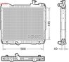 Radiator racire motor Denso DRM46074