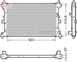 RADIATOR RACIRE MOTOR DENSO DRM47039 - Compatibil cu SUZUKI