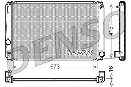 RADIATOR RACIRE MOTOR DENSO DRM50051 - Compatibil cu TOYOTA