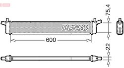 RADIATOR RACIRE MOTOR DENSO DRM50136 - Compatibil cu TOYOTA