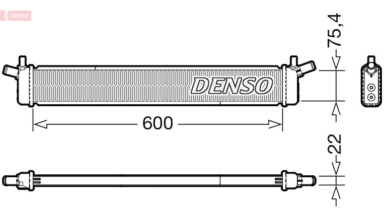 Radiator racire motor Denso DRM50136