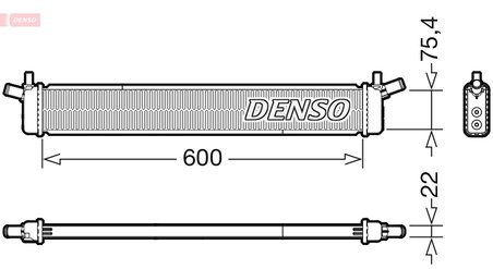 Radiator racire motor Denso DRM50136