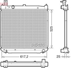 Radiator racire motor Denso DRM50141