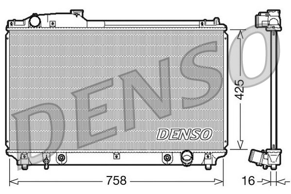 Radiator racire motor Denso DRM51003