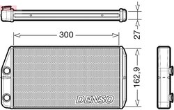 Schimbator caldura incalzire habitaclu Denso DRR01002