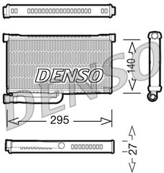 SCHIMBATOR CALDURA INCALZIRE HABITACLU DENSO DRR02004 - Compatibil cu AUDI