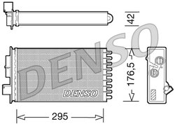 SCHIMBATOR CALDURA INCALZIRE HABITACLU DENSO DRR12022 - Compatibil cu IVECO