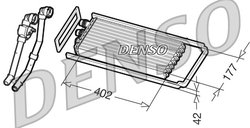 Schimbator caldura incalzire habitaclu Denso DRR12101