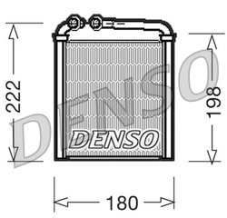SCHIMBATOR CALDURA INCALZIRE HABITACLU DENSO DRR32005 - Compatibil cu EMGRAND, SKODA, VW