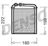SCHIMBATOR CALDURA INCALZIRE HABITACLU DENSO DRR32005 - Compatibil cu EMGRAND, SKODA, VW