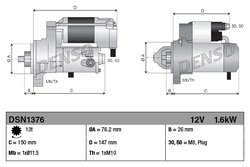Electromotor Denso DSN1376