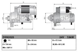 Electromotor Denso DSN2025
