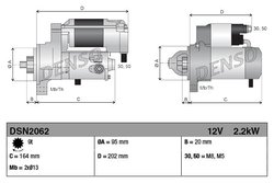 Electromotor Denso DSN2062