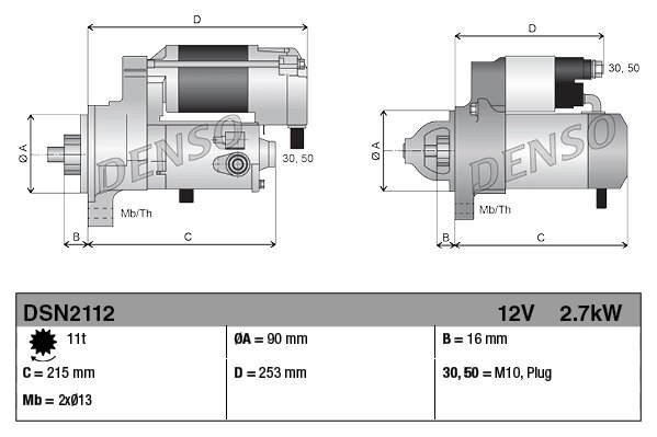 Electromotor Denso DSN2112